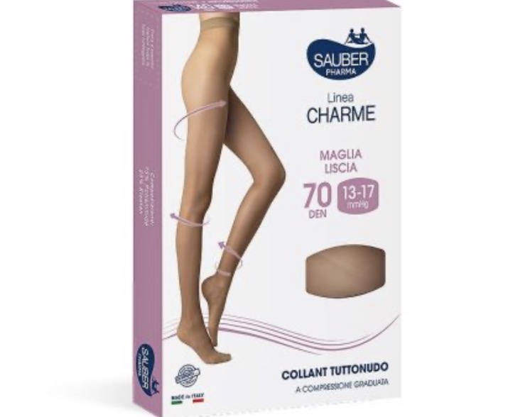 Tutori Dr. Gibaud e collant a compressione Sauber disponibili in farmacia
