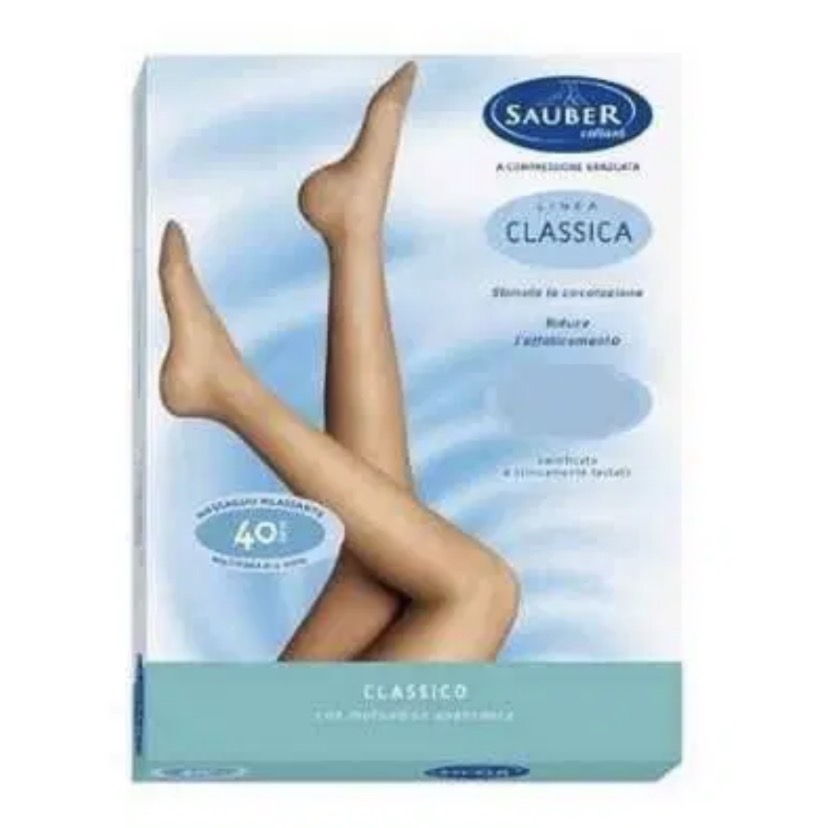 Tutori Dr. Gibaud e collant a compressione Sauber disponibili in farmacia