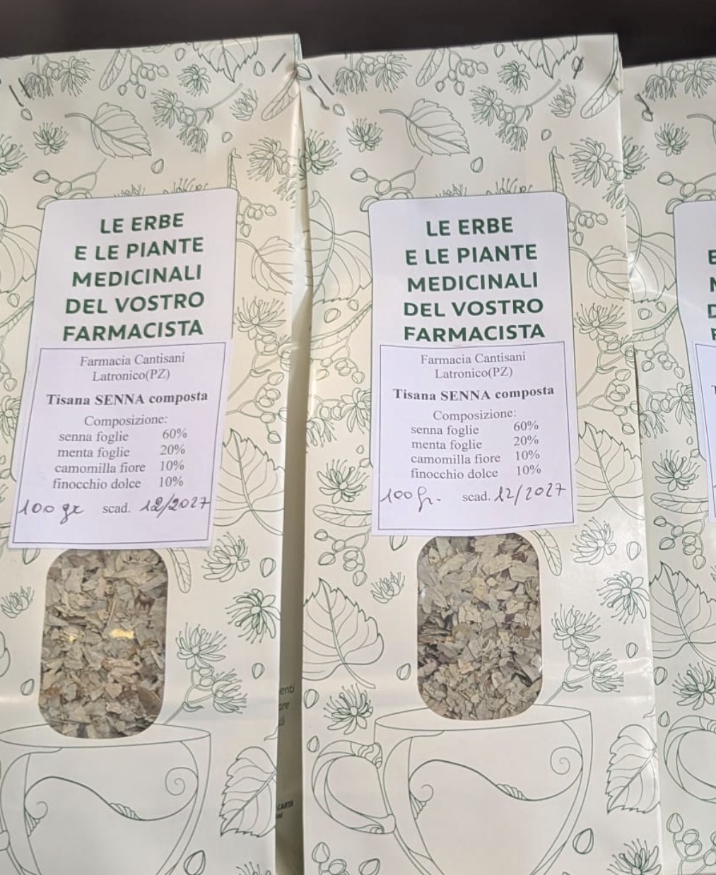 Tisane, tè e prodotti fitoterapici disponibili in farmacia